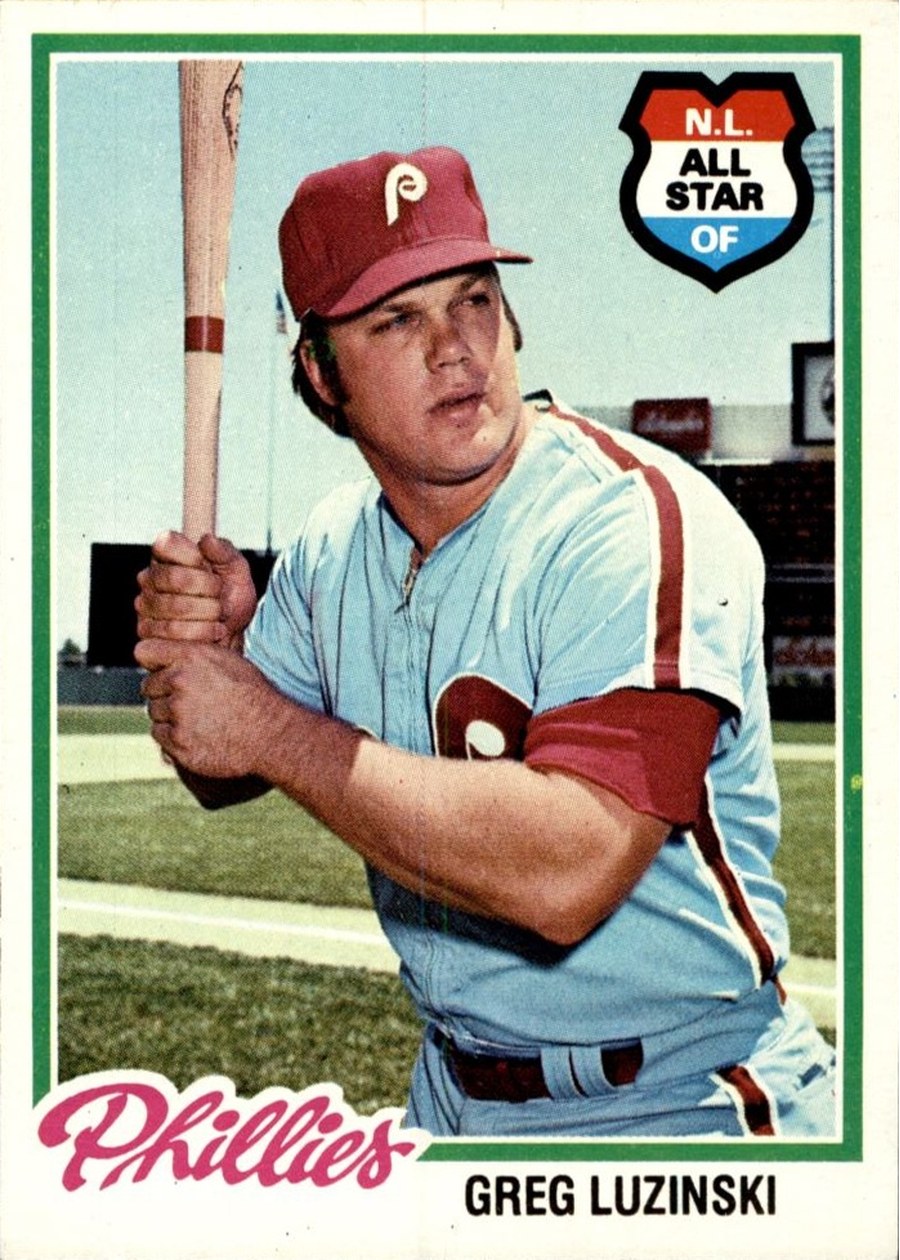 1978 Topps #420 Greg Luzinski, Philadelphia Phillies