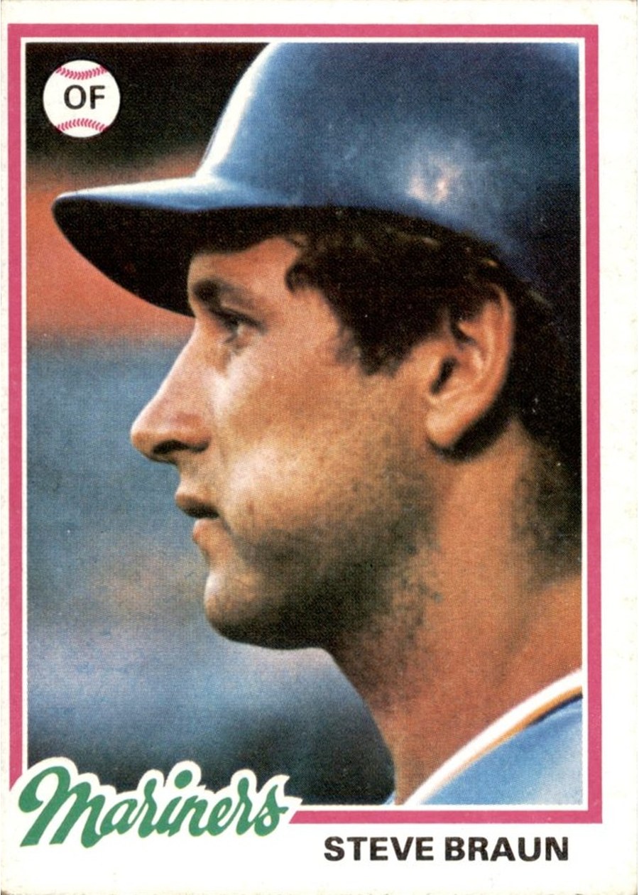 1978 Topps #422 Steve Braun, Seattle Mariners