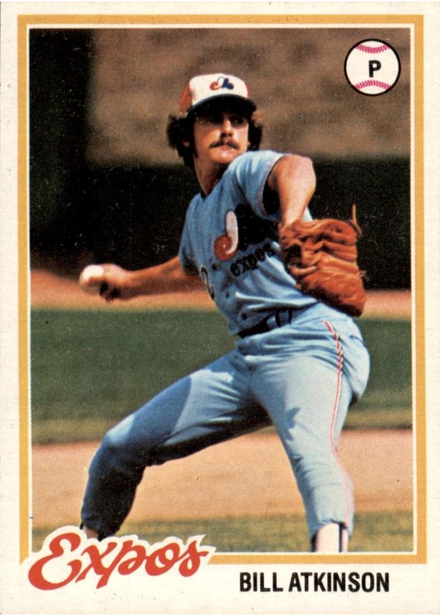 1978 Topps #43 Bill Atkinson, Montreal Expos