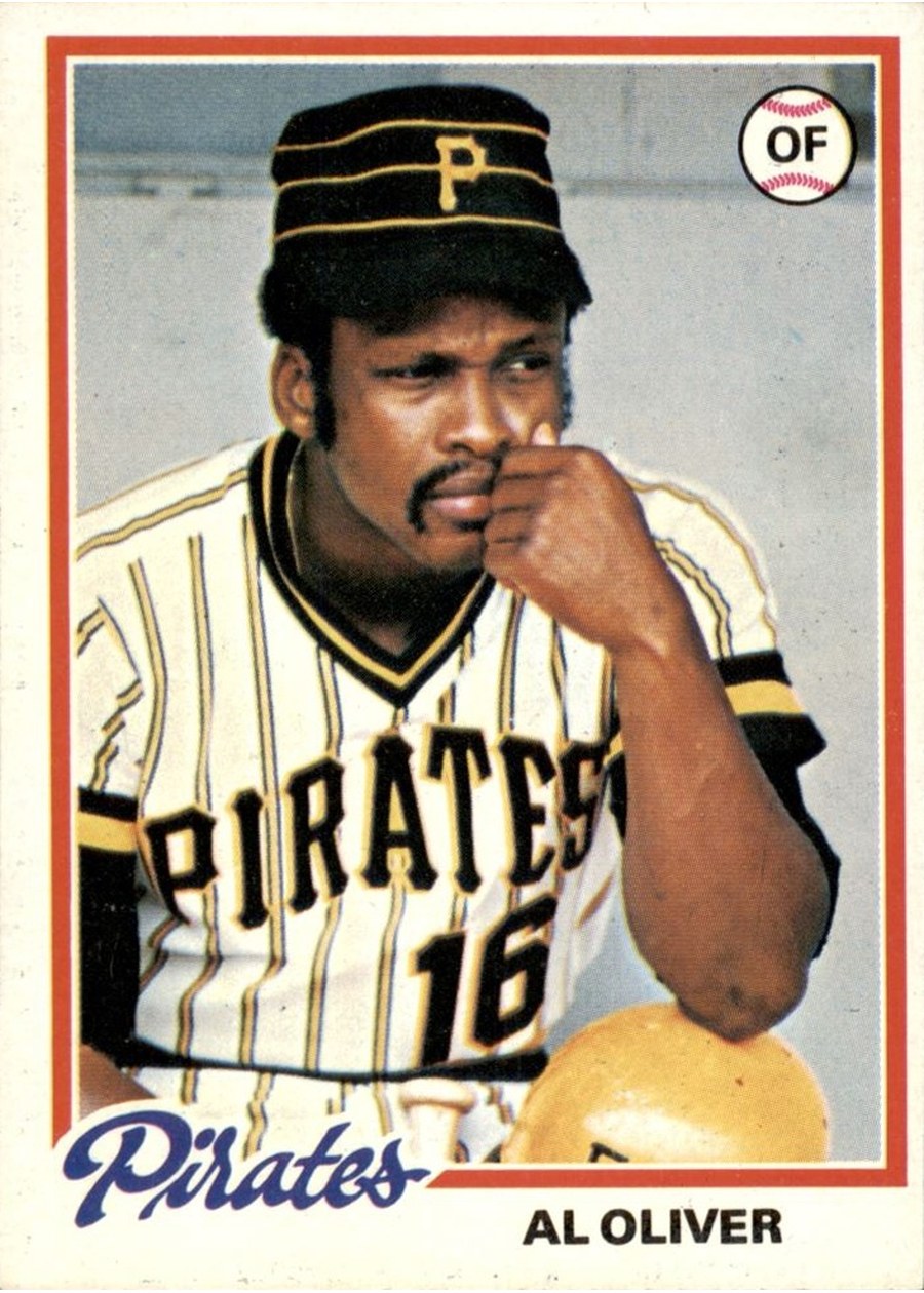 1978 Topps #430 Al Oliver, Pittsburgh Pirates