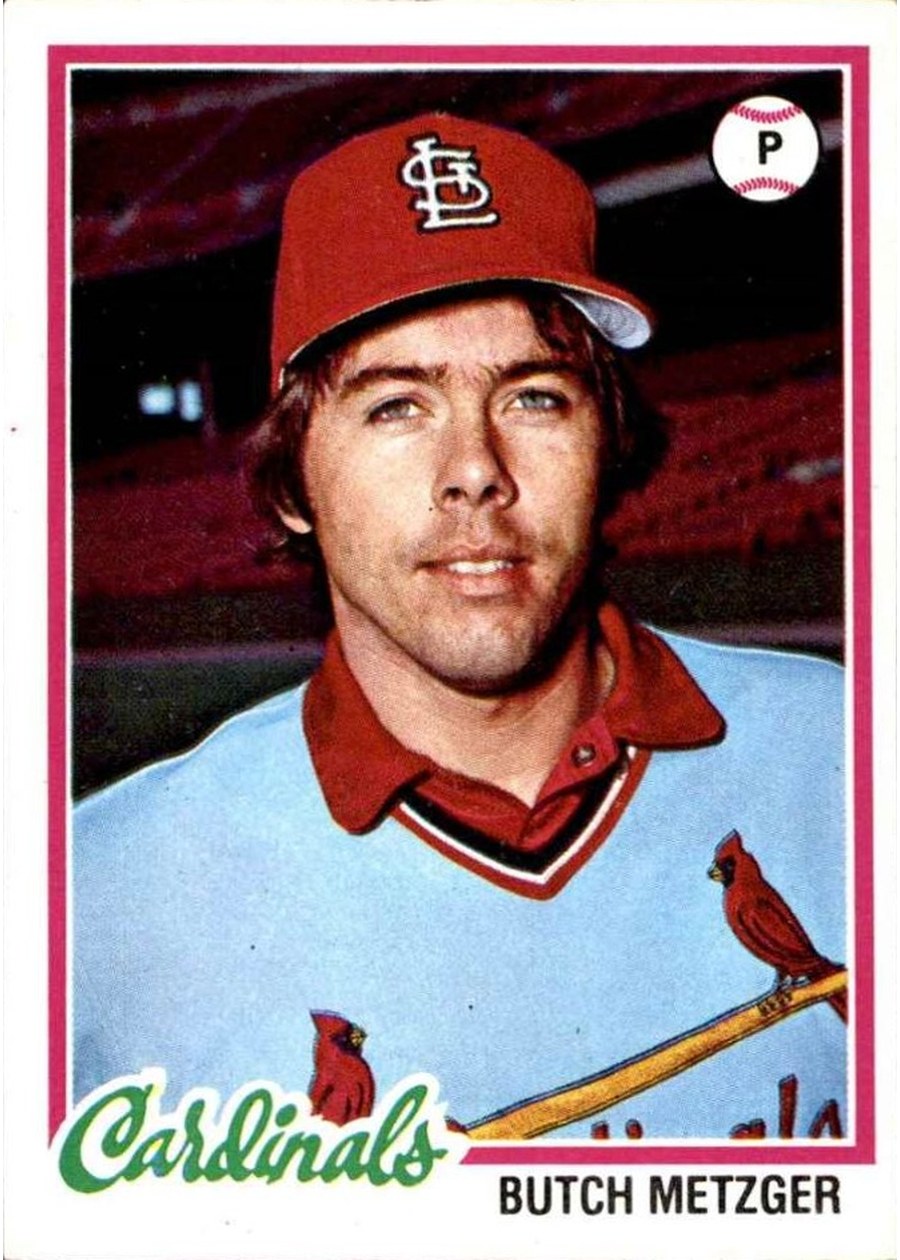 1978 Topps #431 Butch Metzger, St. Louis Cardinals