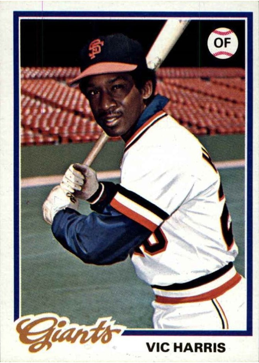 1978 Topps #436 Vic Harris, San Francisco Giants