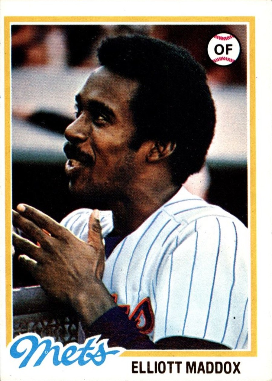 1978 Topps #442 Elliott Maddox, New York Mets