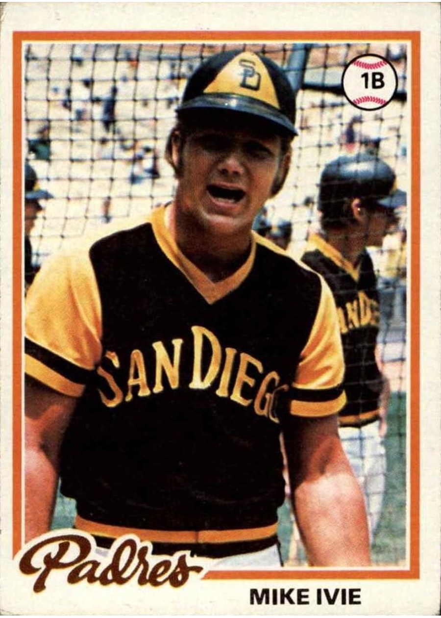1978 Topps #445 Mike Ivie, San Diego Padres