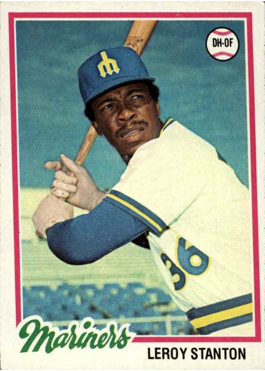 1978 Topps #447 Leroy Stanton, Seattle Mariners