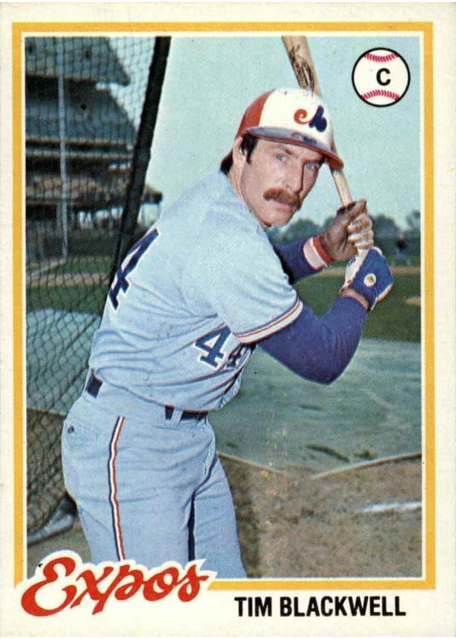 1978 Topps #449 Tim Blackwell, Montreal Expos