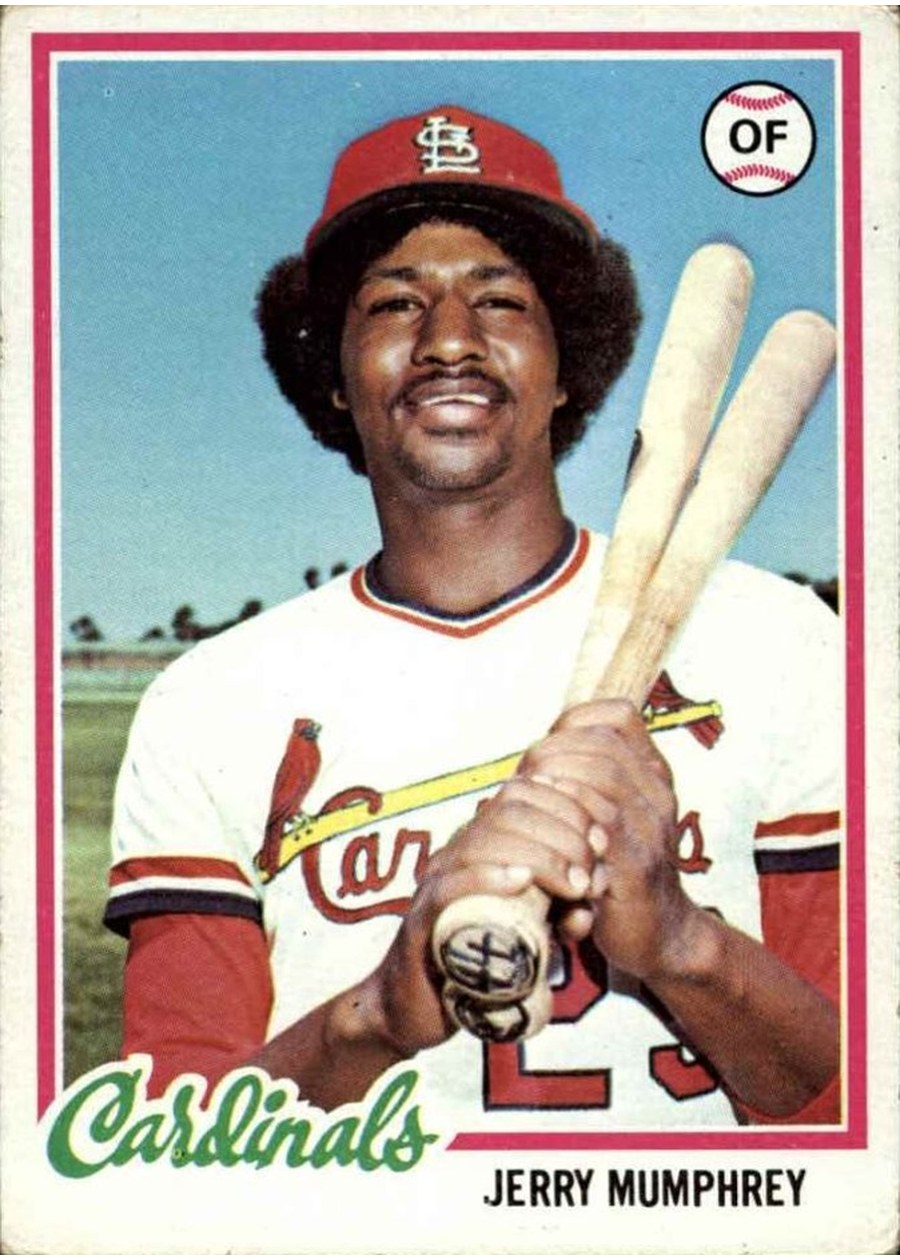 1978 Topps #452 Jerry Mumphrey, St. Louis Cardinals