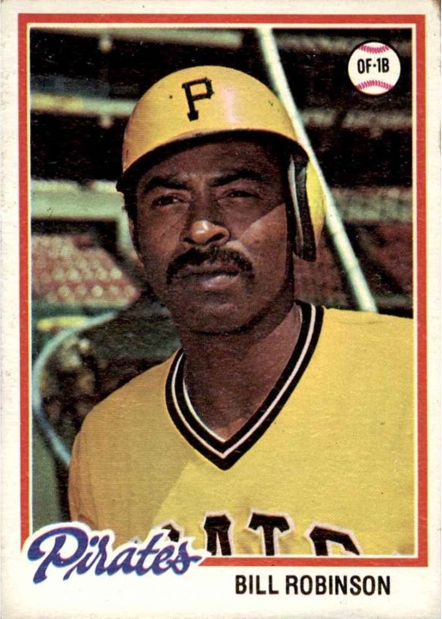 1978 Topps #455 Bill Robinson, Pittsburgh Pirates