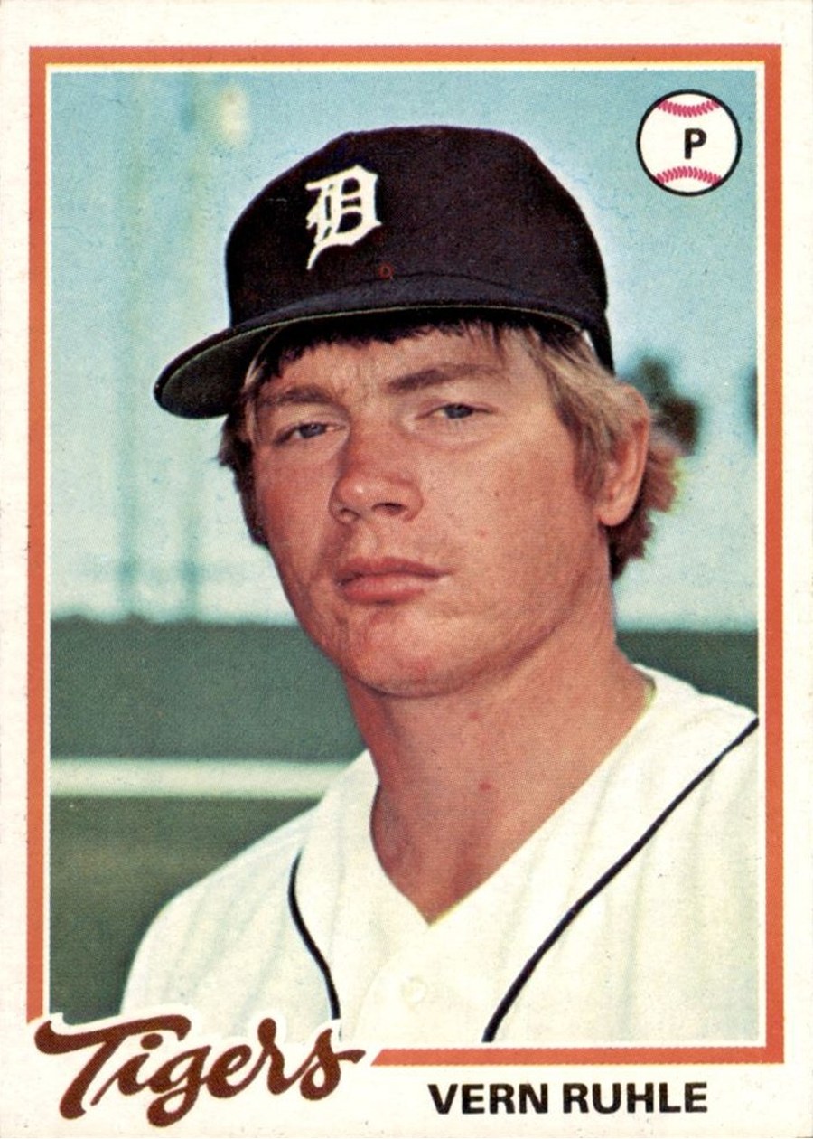 1978 Topps #456 Vern Ruhle, Detroit Tigers