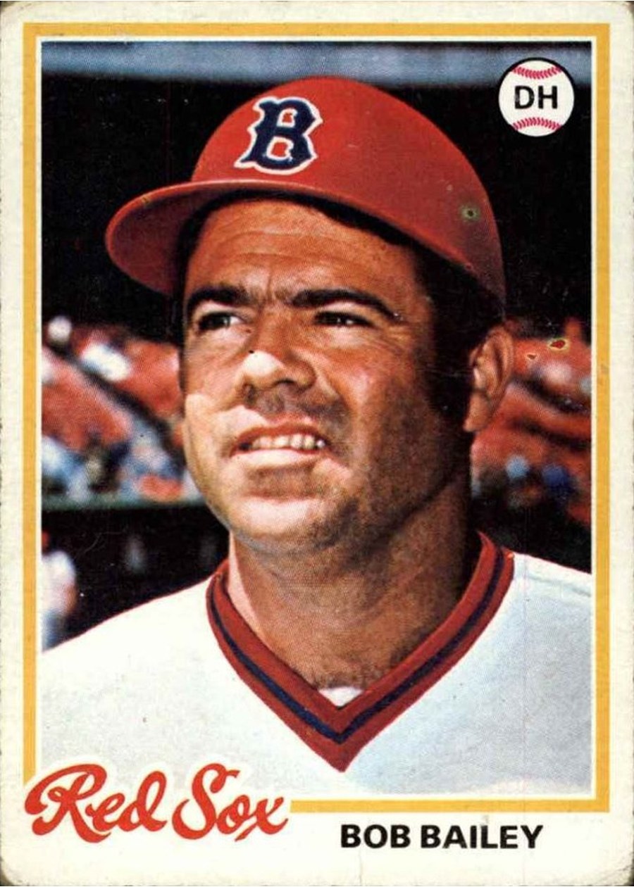 1978 Topps #457 Bob Bailey, Boston Red Sox