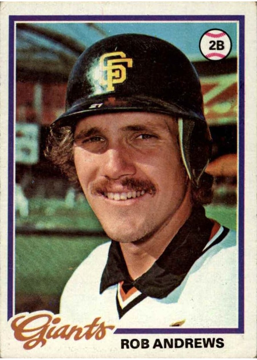 1978 Topps #461 Rob Andrews, San Francisco Giants