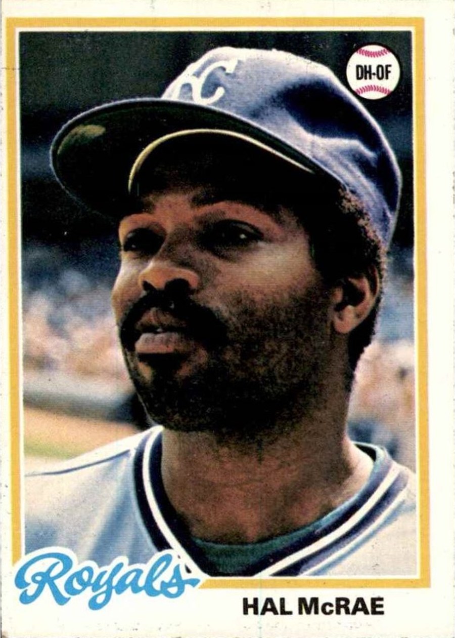 1978 Topps #465 Hal McRae, Kansas City Royals
