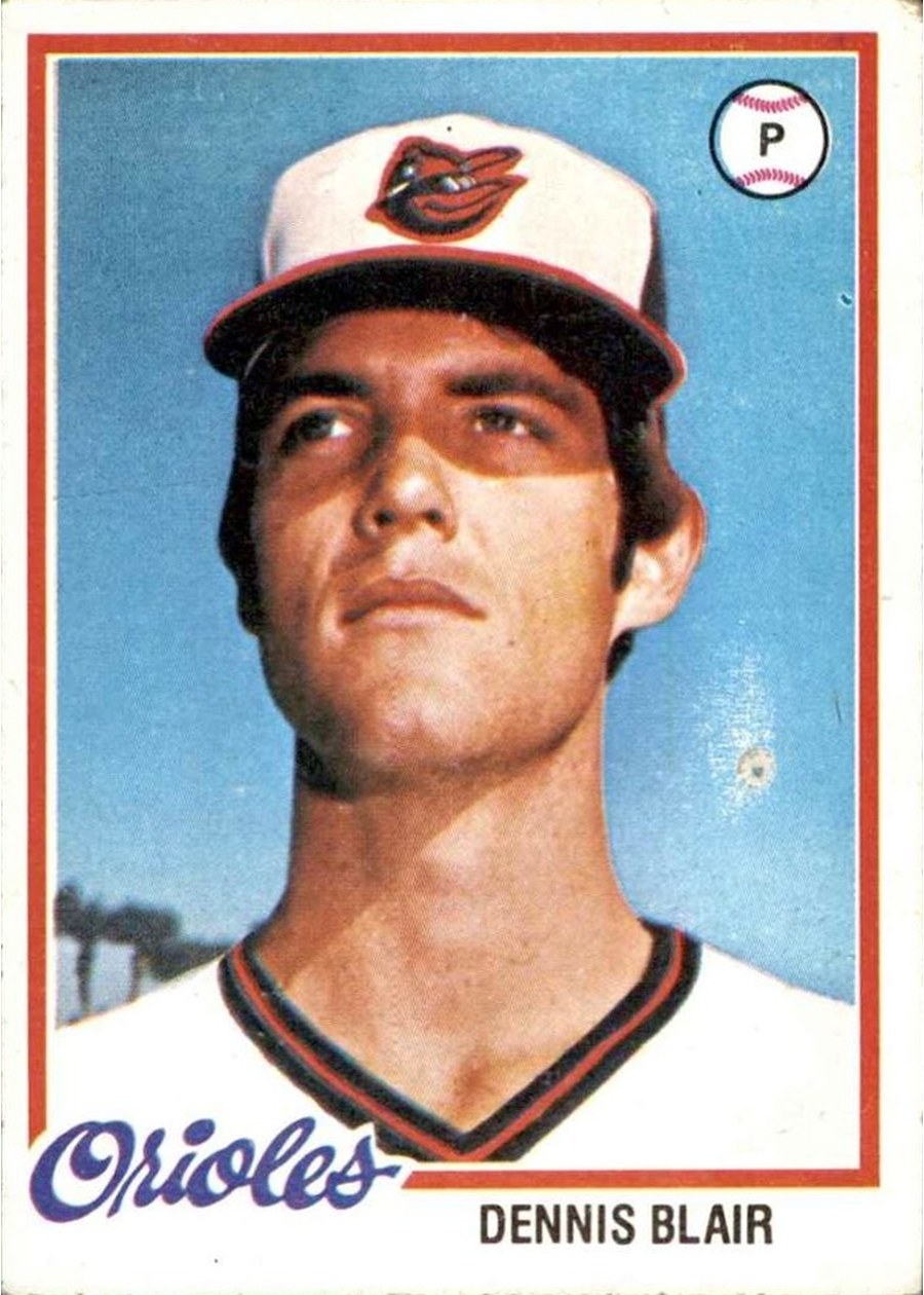 1978 Topps #466 Dennis Blair, Baltimore Orioles