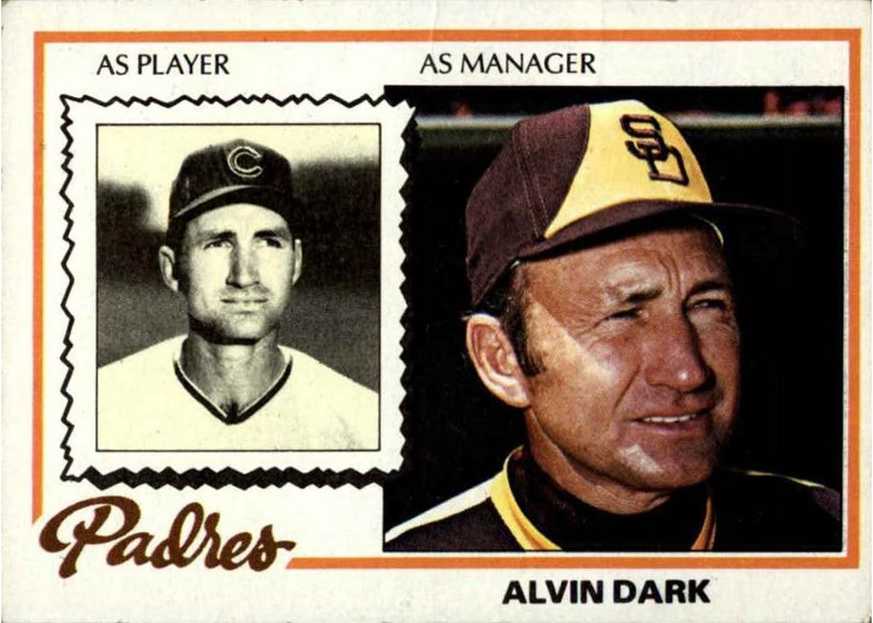1978 Topps #467 Alvin Dark, San Diego Padres