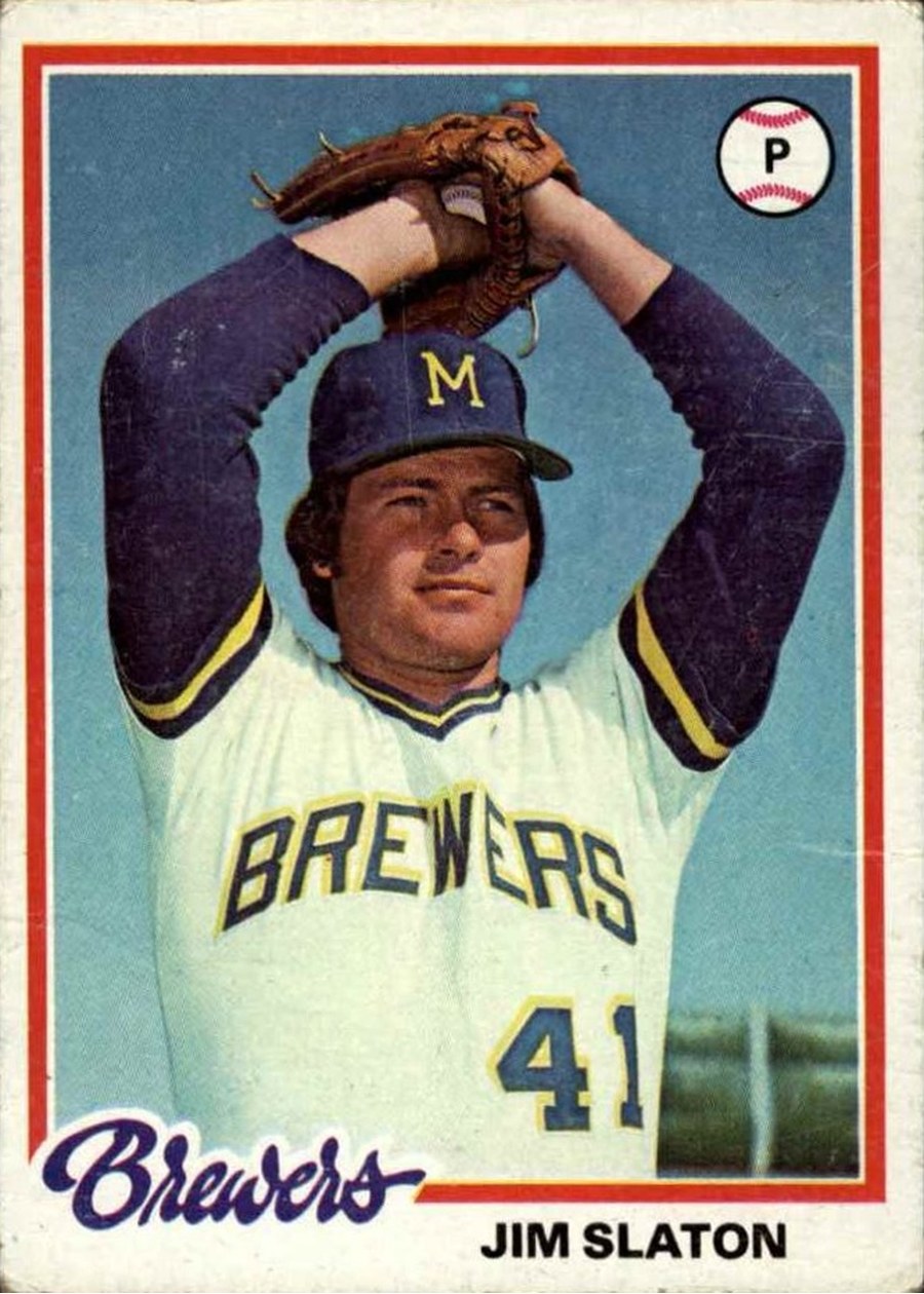 1978 Topps #474 Jim Slaton, Milwaukee Brewers
