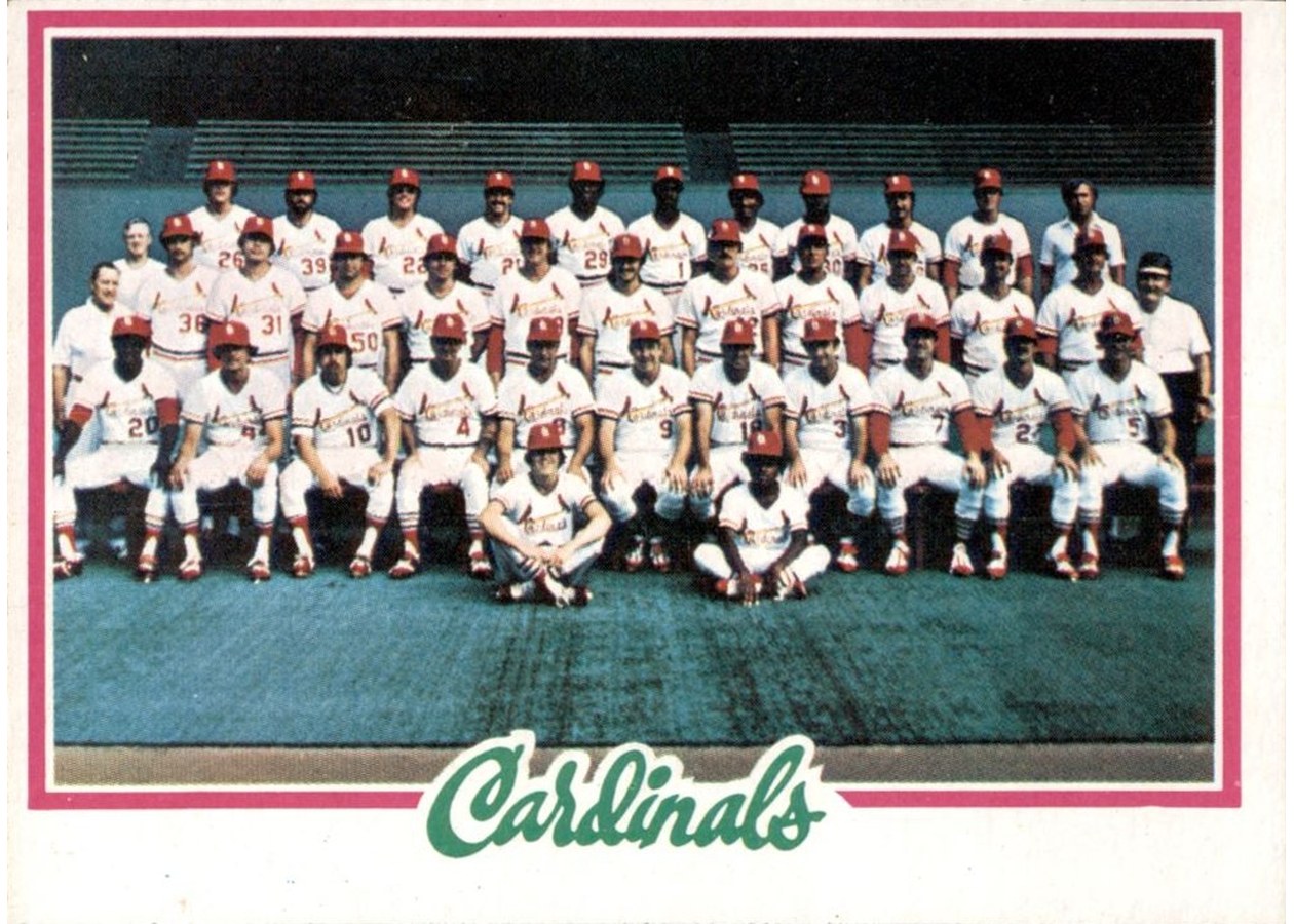 1978 Topps #479 St. Louis Cardinals Team
