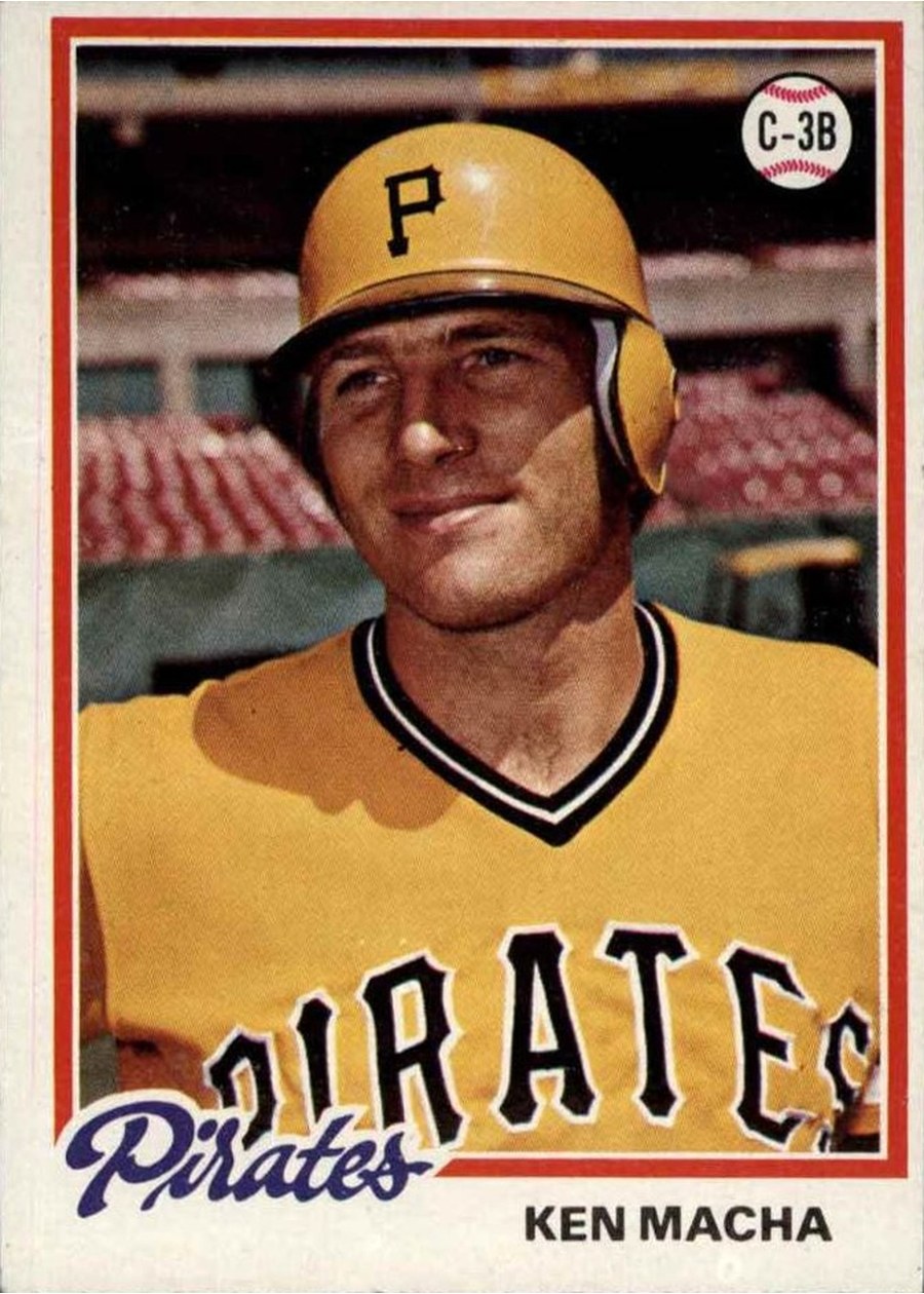 1978 Topps #483 Ken Macha, Pittsburgh Pirates