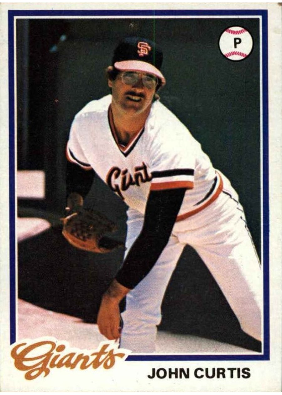 1978 Topps #486 John Curtis, San Francisco Giants