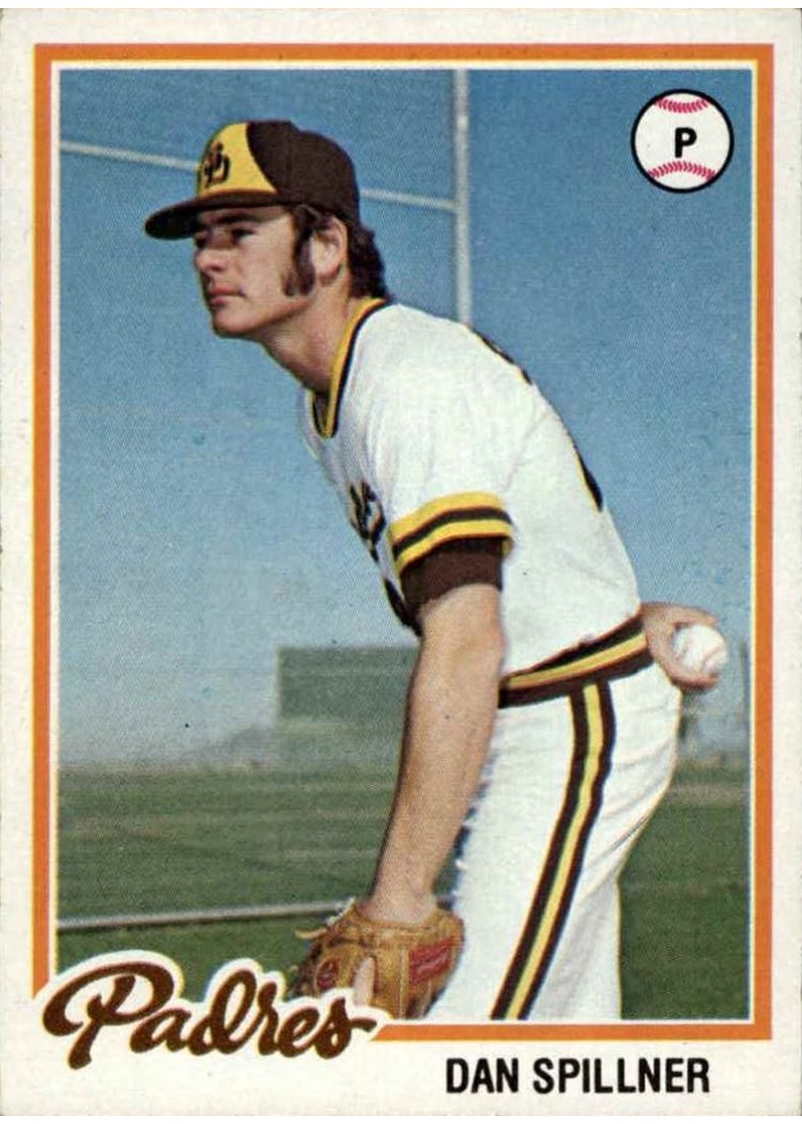 1978 Topps #488 Dan Spillner, San Diego Padres