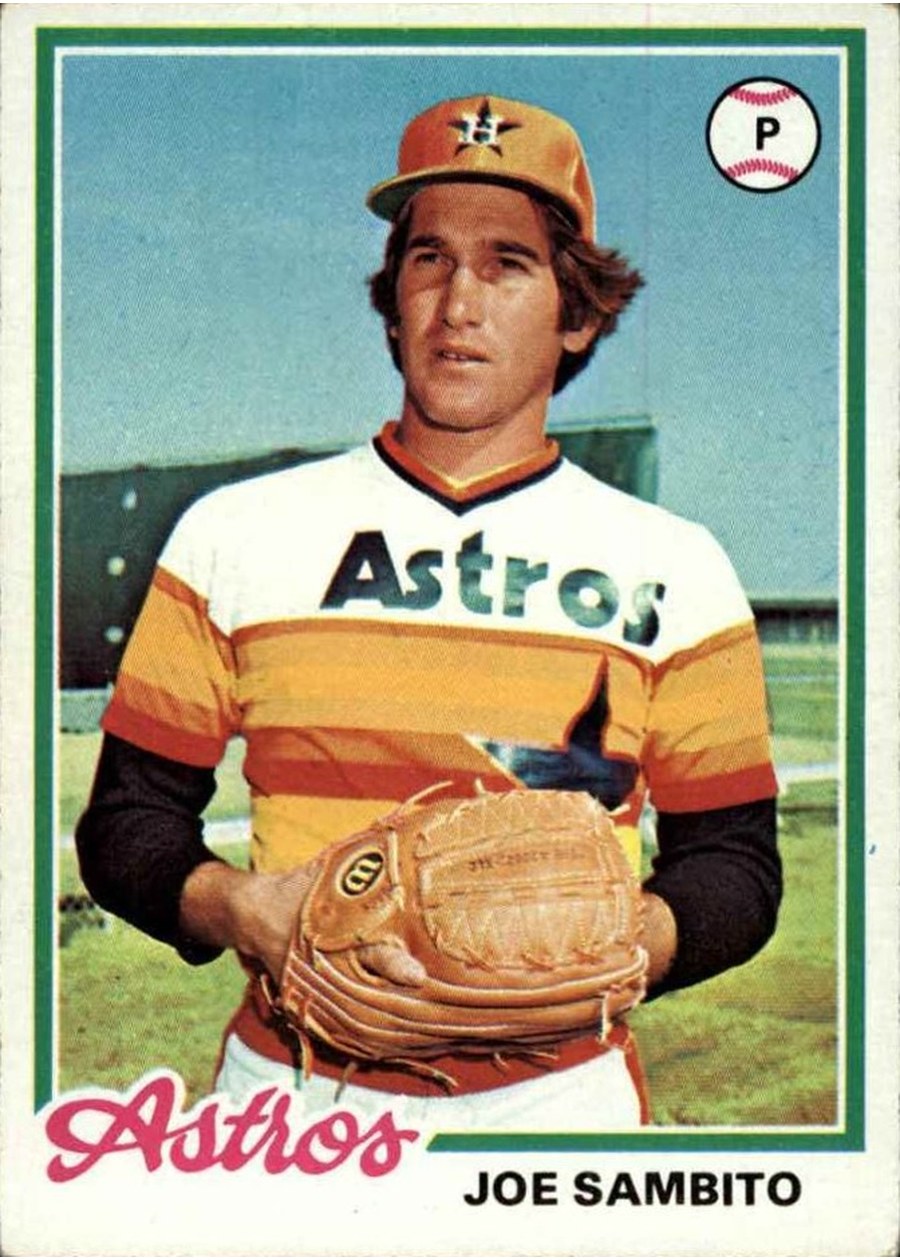 1978 Topps #498 Joe Sambito, Houston Astros