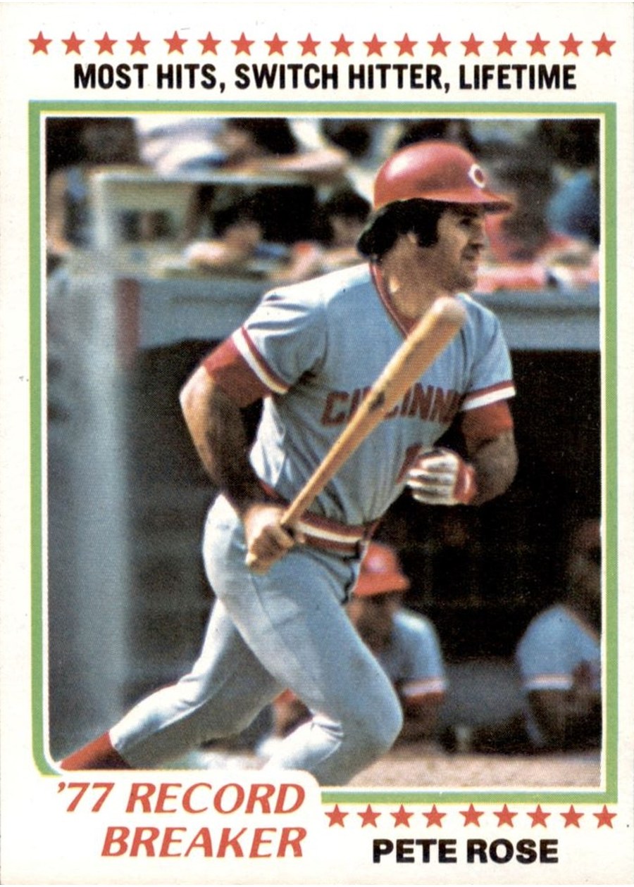 1978 Topps #5 Pete Rose, Cincinnati Reds