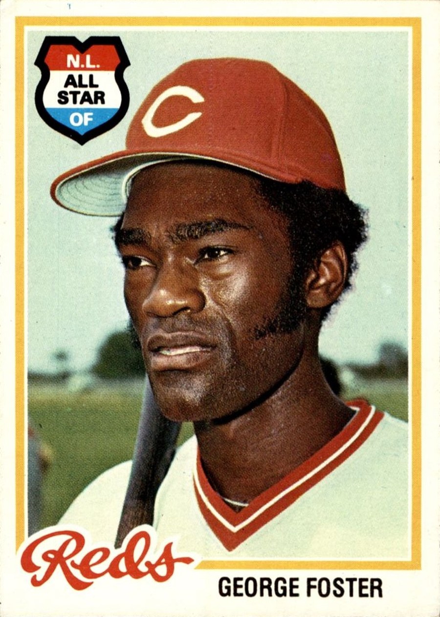 1978 Topps #500 George Foster, Cincinnati Reds