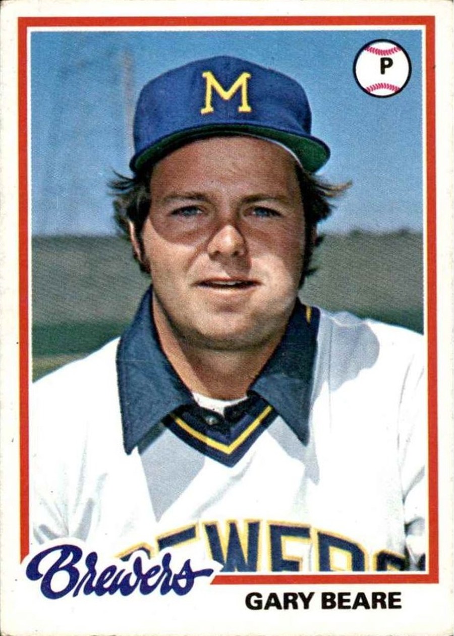1978 Topps #516 Gary Beare, Milwaukee Brewers