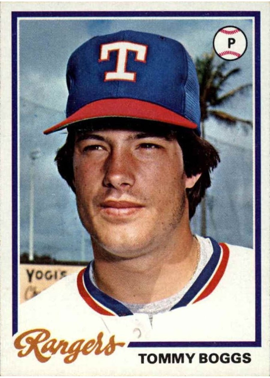 1978 Topps #518 Tommy Boggs, Texas Rangers