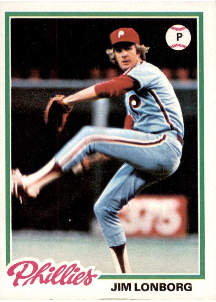 1978 Topps #52 Jim Lonborg, Philadelphia Phillies