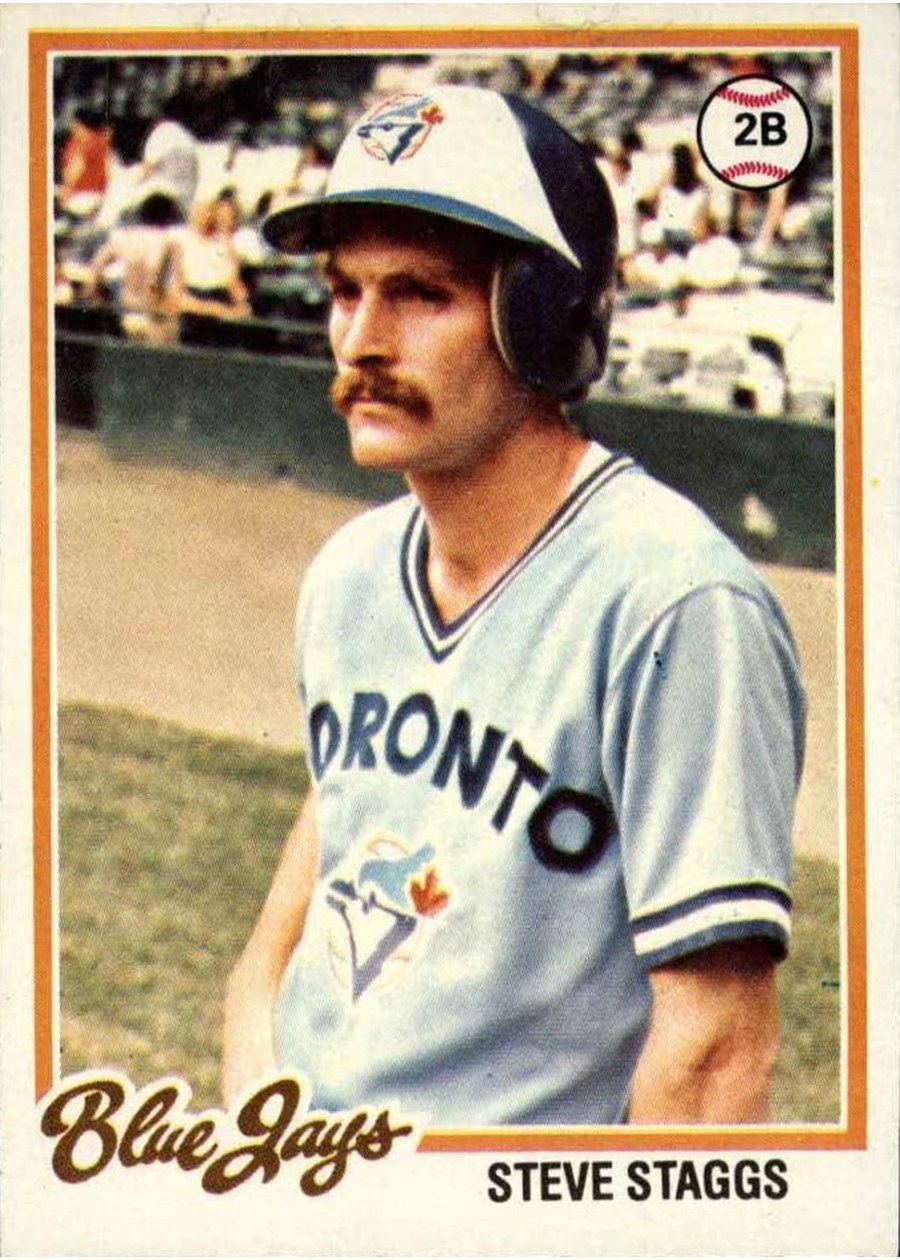 1978 Topps #521 Steve Staggs, Toronto Blue Jays