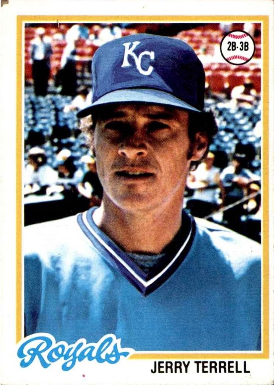 1978 Topps #525 Jerry Terrell, Kansas City Royals