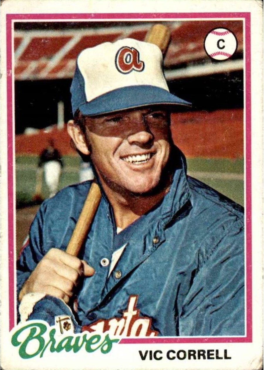 1978 Topps #527 Vic Correll, Atlanta Braves