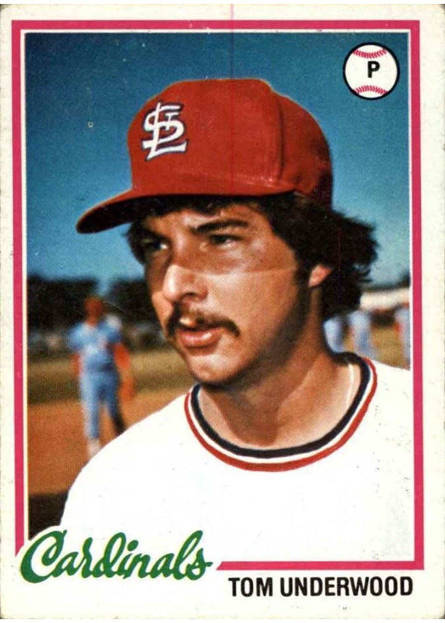 1978 Topps #531 Tom Underwood, St. Louis Cardinals