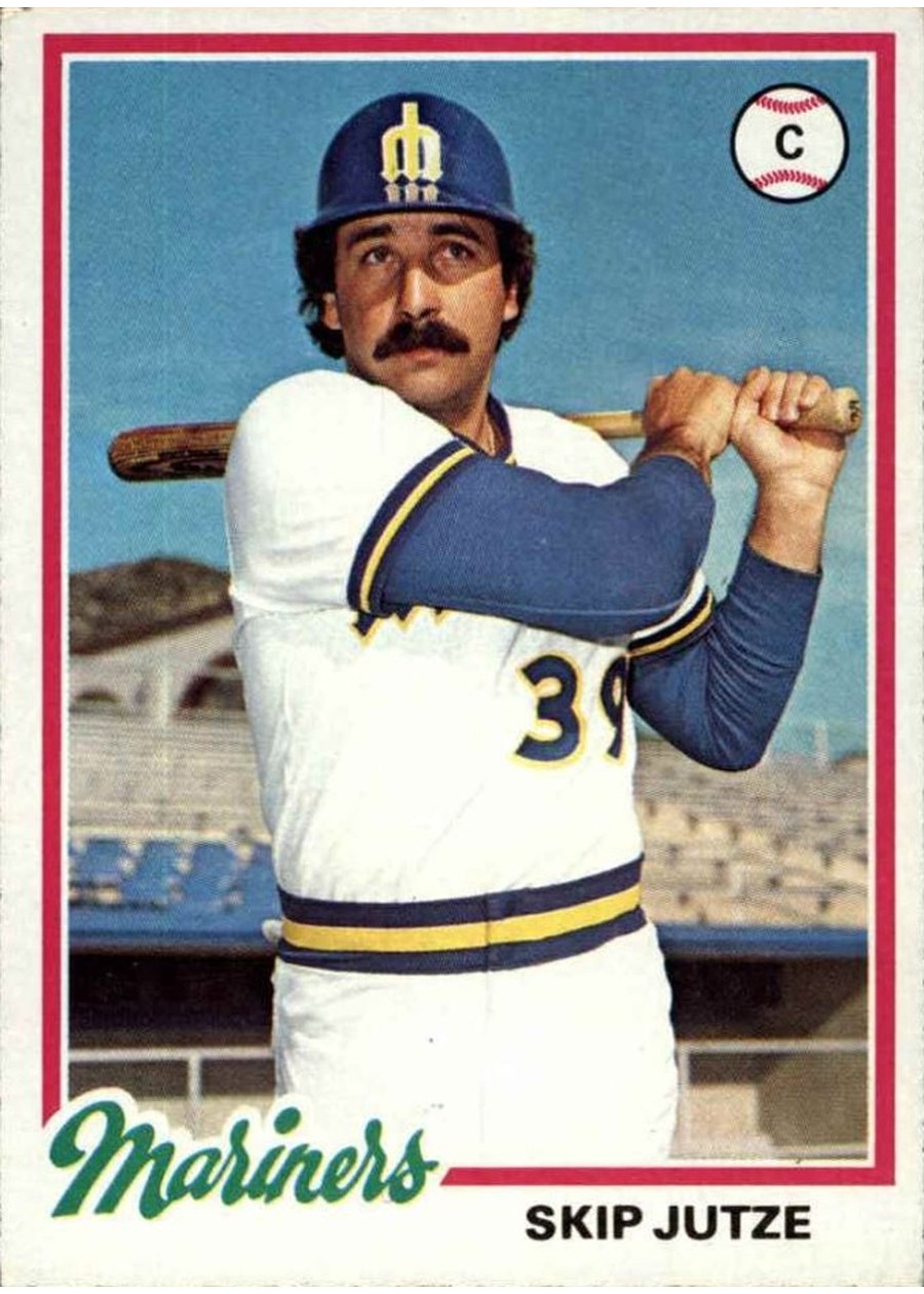 1978 Topps #532 Skip Jutze, Seattle Mariners