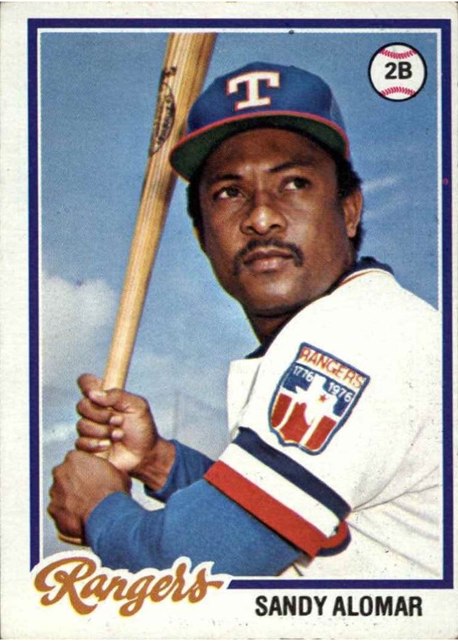 1978 Topps #533 Sandy Alomar, Texas Rangers