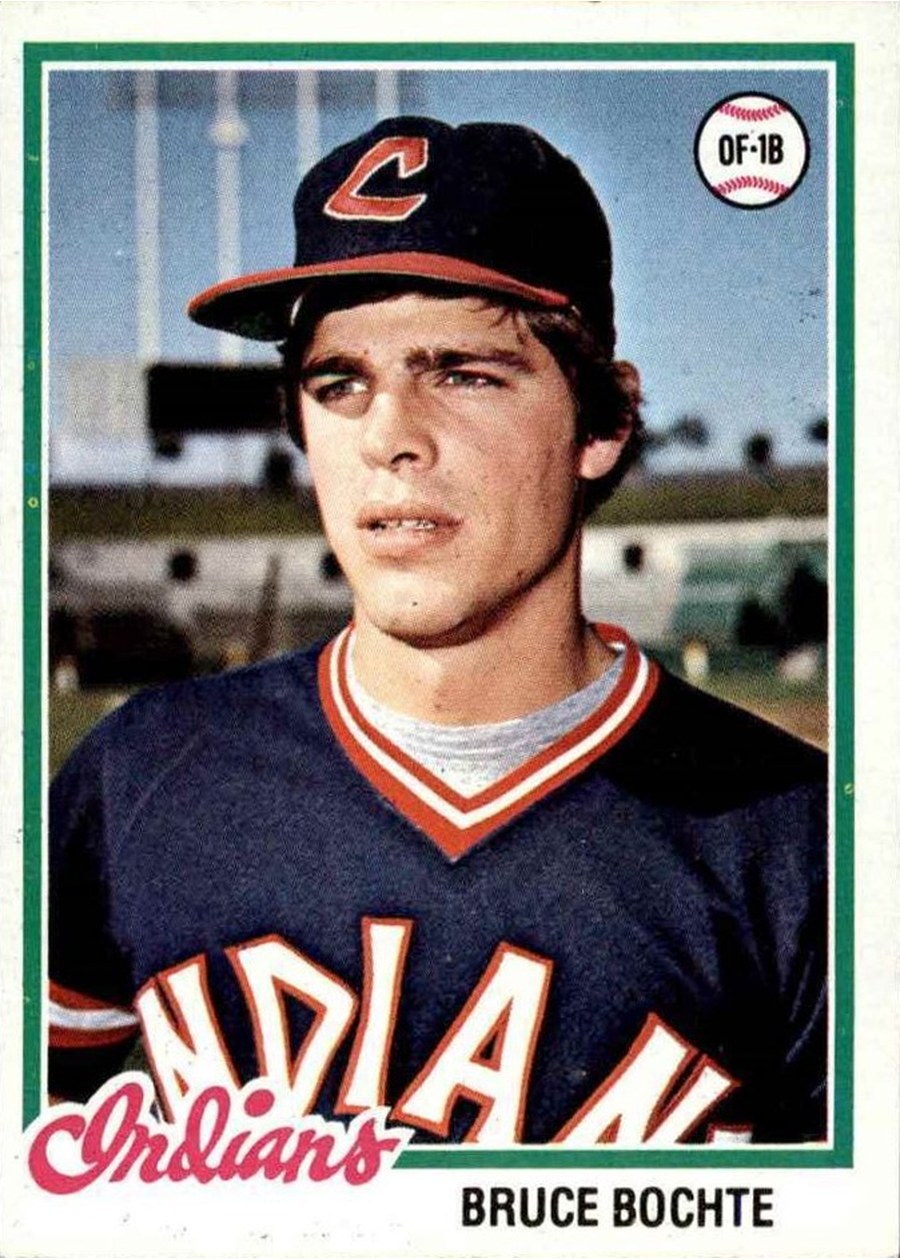 1978 Topps #537 Bruce Bochte, Cleveland Indians