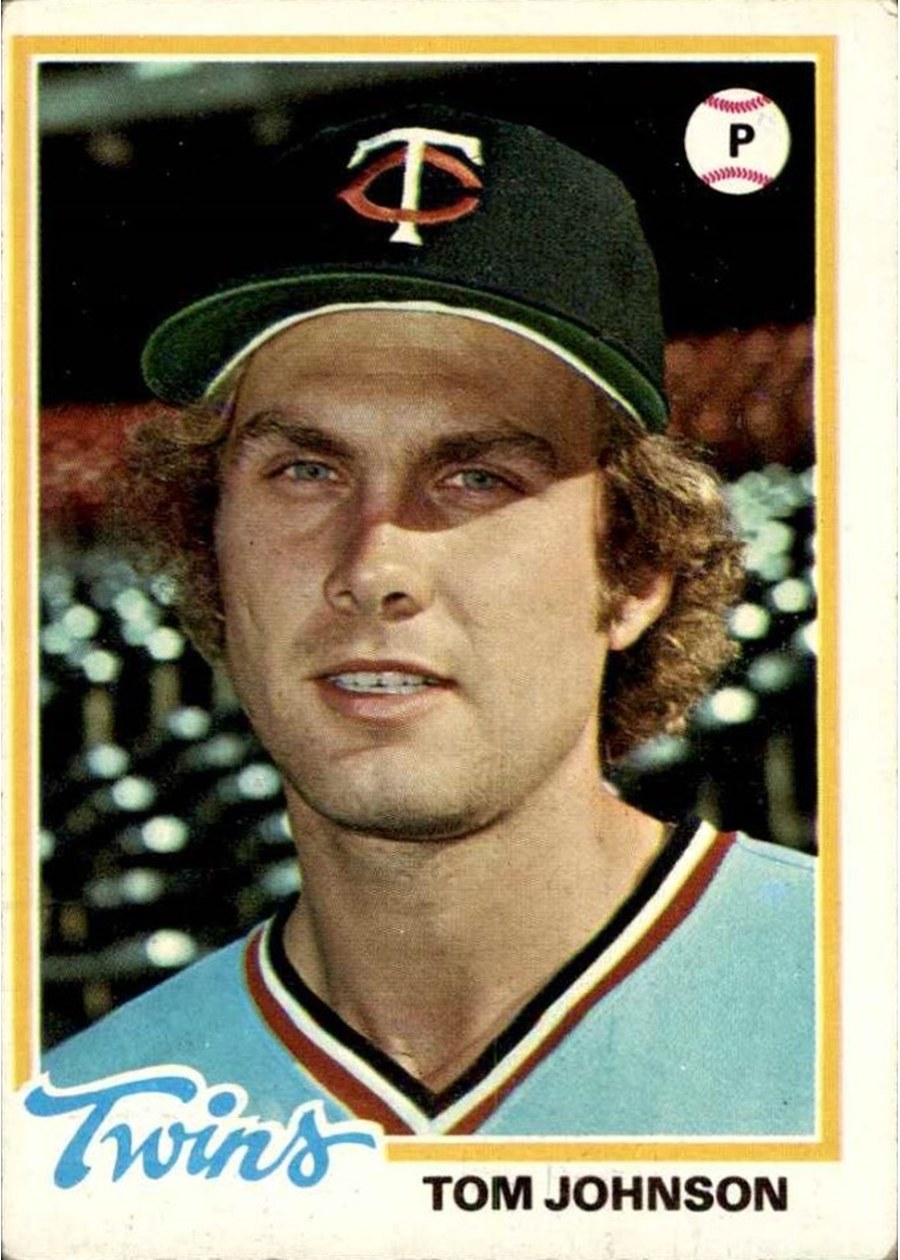 1978 Topps #54 Tom Johnson, Minnesota Twins