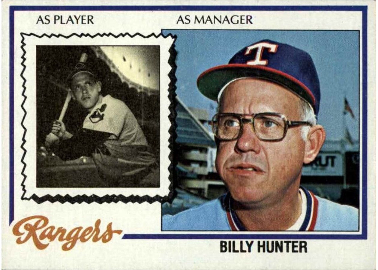 1978 Topps #548 Billy Hunter, Texas Rangers