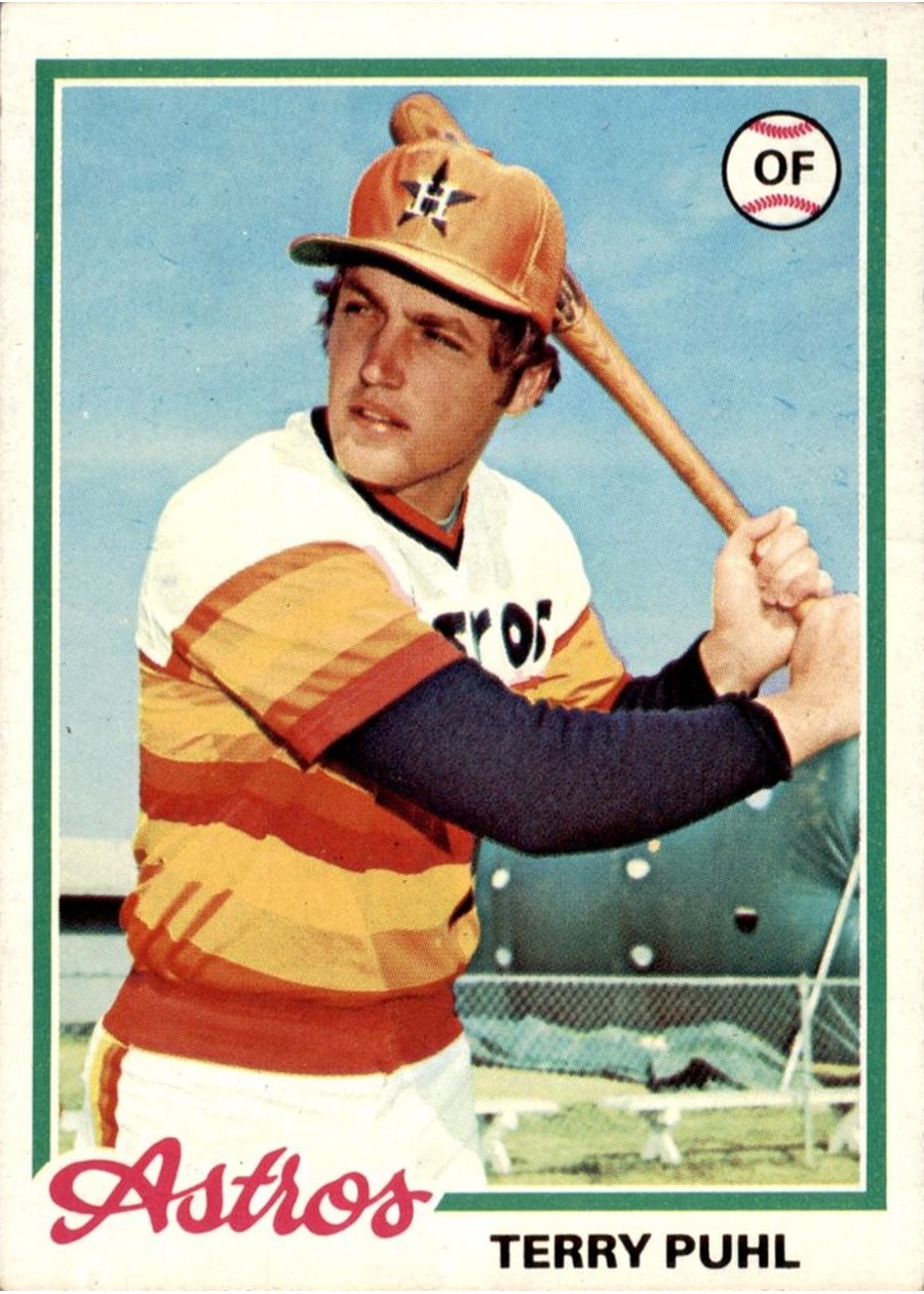 1978 Topps #553 Terry Puhl, Houston Astros