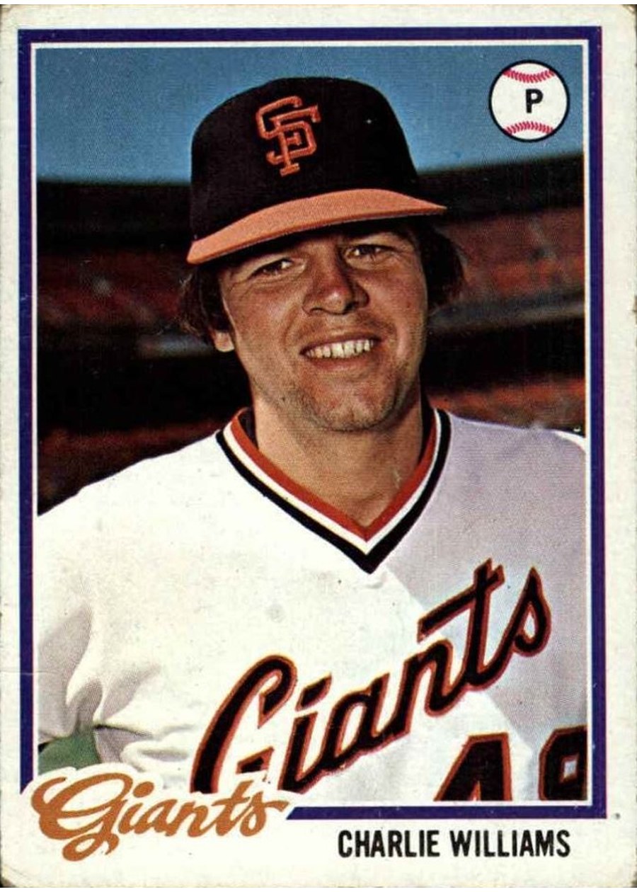1978 Topps #561 Charlie Williams, San Francisco Giants