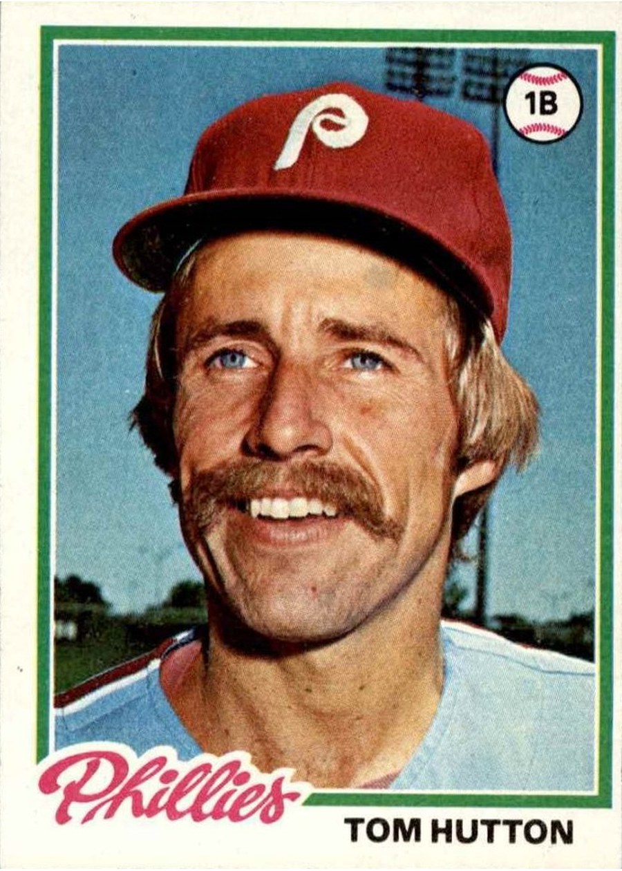 1978 Topps #568 Tom Hutton, Philadelphia Phillies