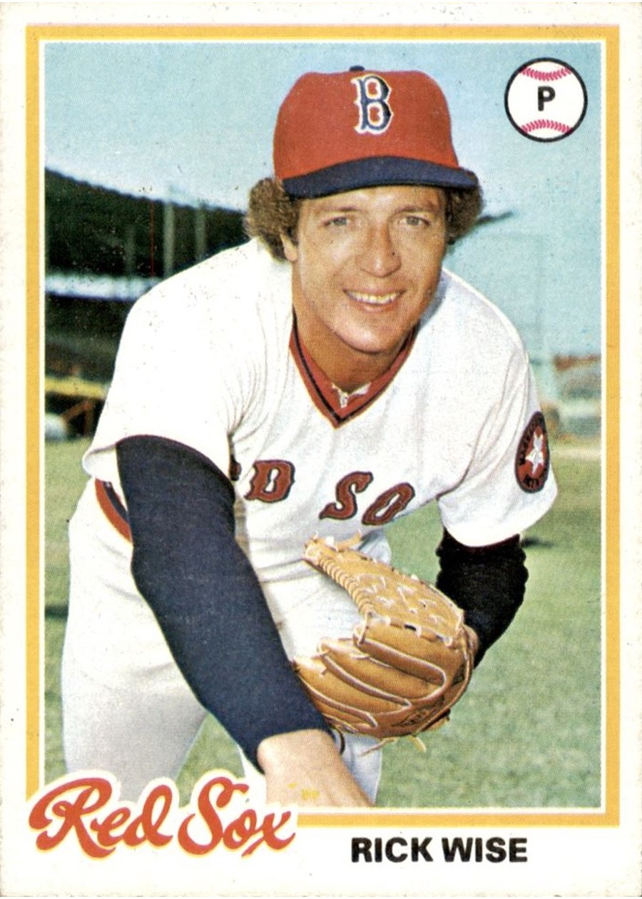 1978 Topps #572 Rick Wise, Boston Red Sox