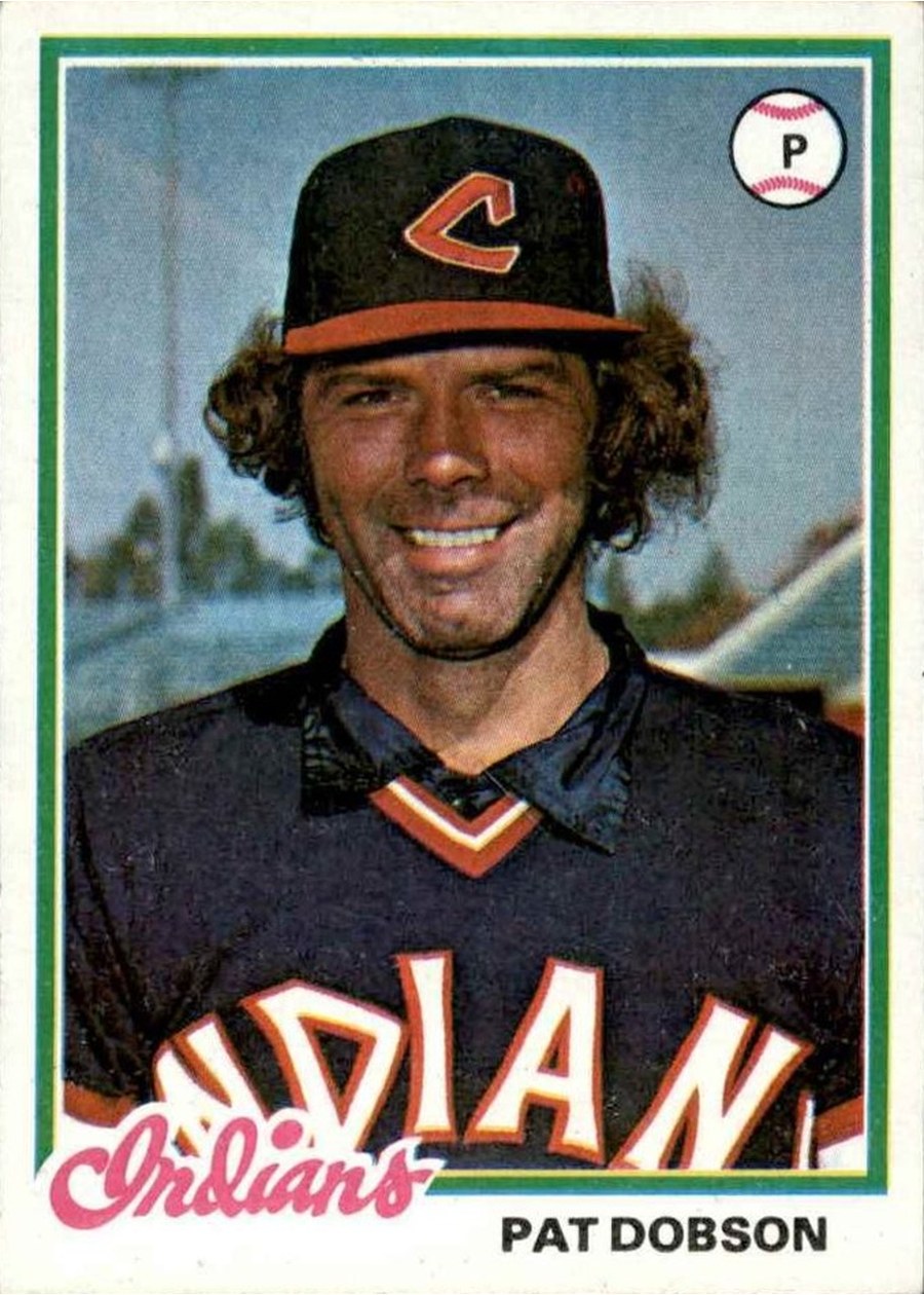 1978 Topps #575 Pat Dobson, Cleveland Indians
