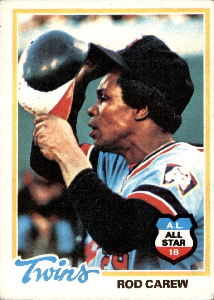 1978 Topps #580 Rod Carew, Minnesota Twins