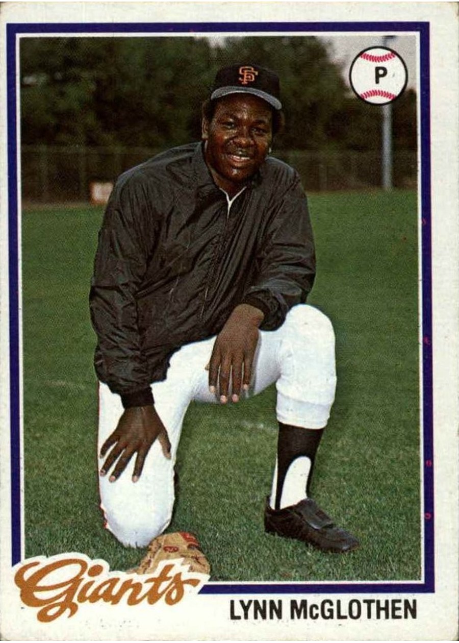 1978 Topps #581 Lynn McGlothen, San Francisco Giants
