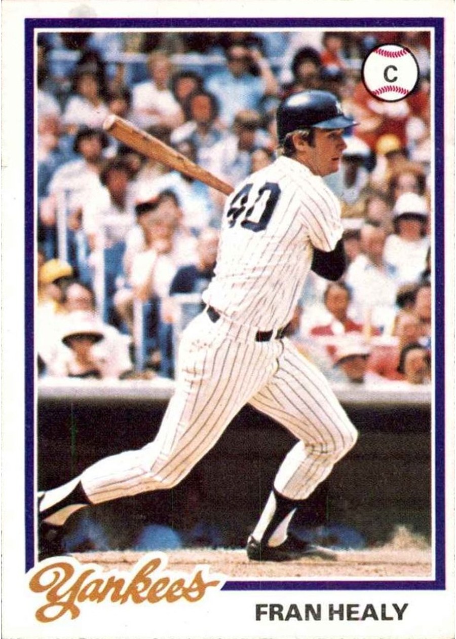 1978 Topps #582 Fran Healy, New York Yankees