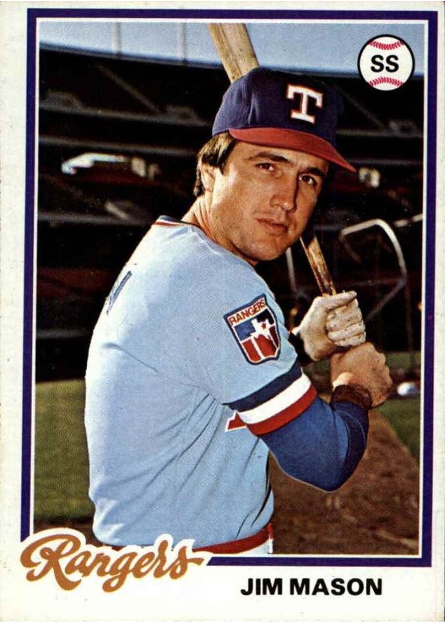 1978 Topps #588 Jim Mason, Texas Rangers