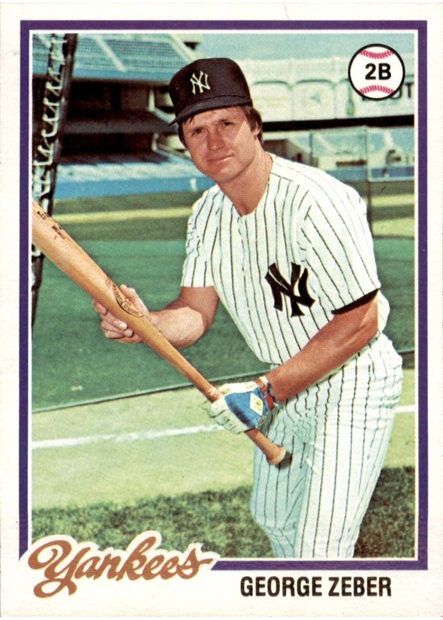 1978 Topps #591 George Zeber, New York Yankees