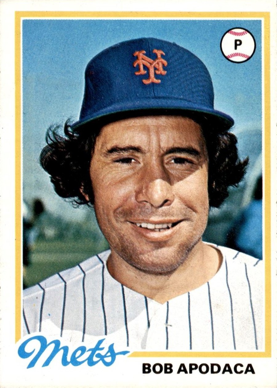 1978 Topps #592 Bob Apodaca, New York Mets