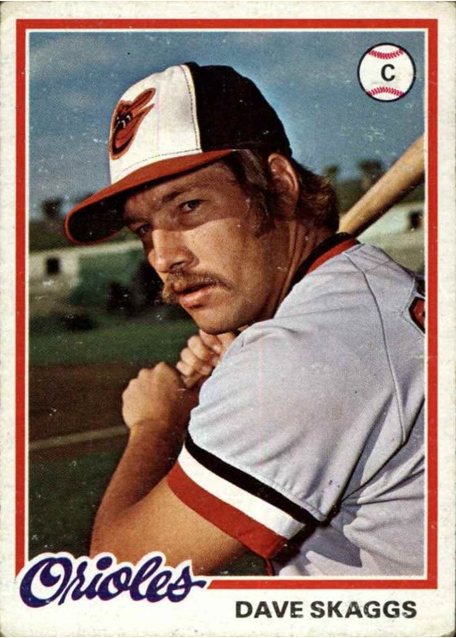 1978 Topps #593 Dave Skaggs, Baltimore Orioles